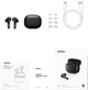 Słuchawki Ugreen WS106 HiTune T3 Active Noise-Cancelling Earbuds Black (6957303894017) - obraz 2