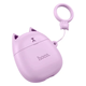 Наушники беспроводные детские HOCO CAT True wireless stereo headset (BT5.3, 35/350mAh, 4h). Lilac - изображение 3