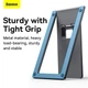 Подставка для телефона или планшета Baseus Foldable Metal Desktop Holder до 12.9" серый (LUKP000013) - изображение 12
