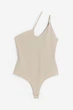Боди H&M S бежевый 22111157808 - изображение 1
