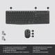 Комплект (клавіатура, мишка) бездротовий Logitech MK235 Grey USB (920-007931) - изображение 8