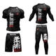 Jiu Jitsu 4в1 - Мужской компрессионный спортивный комплект (рашгард, легинсы, шорты, футболка) - XXL - изображение 1