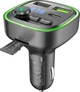 Автомобильный FM-трансмиттер Borofone BC48 Broad QC3.0 / 2xUSB / 1xType-C 18W / bluetooth Black (BC48B) - изображение 1