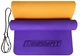 Килимок для йоги та фітнесу EasyFit TPE+TC 6мм двошаровий фіолетовий-помаранчевий - зображення 2