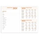 Ежедевник Leo Planner Case 2024 А5 368л м/обл слп/т т-синий со срезом в тон обложки (5056574423597) - изображение 8