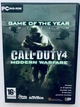 Call of Duty 4 Modern Warfare Game of the Year Edition, Б/У, английская версия - диск для PC - изображение 1