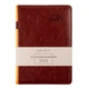 Ежедневник Leo Planner City 2024 А5 368л слп/т коричневый с оранжевым торцом и срезом (5056574423658) - изображение 1
