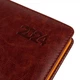 Ежедневник Leo Planner City 2024 А5 368л слп/т коричневый с оранжевым торцом и срезом (5056574423658) - изображение 4