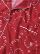 Фланелева піжама Victoria's Secret сорочка та штани XS червона в сердечка - зображення 4