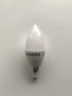 Светодиодная лед LED лампа свеча 4вт 4W 4ватт Е14 3000К желтый теплый свет art.0334 - изображение 3