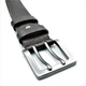 Кожаный мужской ремень Weatro 3,8х115-120 см Коричневый m-kozh38-wtrua-0056 - изображение 3