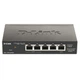 Коммутатор сетевой управляемый D-Link 2xGE/2xGE PoE/1xGE PD WebSmart (DGS-1100-05PDV2) - изображение 1