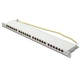 Патч-панель для организации кабелей Ethernet DIGITUS CАТ-6 STP 19" 0.5U 24 порта серая (DN-91624S-SL-SH-G) - изображение 1