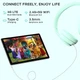 Планшет 10.1" Full HD Headwolf Wpad1 4/128Gb 4G 2-SIM 8 ядер Android 12 6600 mAh Чорний - зображення 5