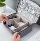 Сумка-органайзер для хранения зарядных устройств и кабелей Тravel digital bag Синий - изображение 5