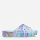 Жіночі шльопанці Crocs Classic Platform Palm Print Slide W CR208607-NTMT 38-39 (W8) 24 см Різнокольорові (196265331307) - зображення 1