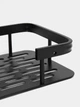 Настенная полка-органайзер для хранения в ванную комнату Storage Rack AND197 (2 штуки) black - изображение 7