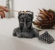 Аромасвічка BUDDHA SANDAL SILVER 100% WOOD WAX 140g 30h Гранд Презент NAC 1060 - зображення 2