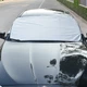 Накидка чохол на лобове скло автомобіля від снігу та сонця 150x70 см (SH7712732) - зображення 6