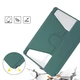 Чехол для планшета BeCover Rotatable 360° для Samsung Galaxy Tab S9 Plus (SM-X810/SM-X816)/S9 FE Plus (SM-X610/SM-X616) 12.4" Dark Green (BC_710400) - изображение 4