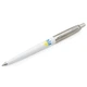 Ручка шариковая Parker JOTTER Originals UKRAINE White CT BP Трезубец сине-желтый 15032_T0017u - изображение 4