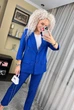 Fashions • Костюм женский Флер Fashions 44-46 электрик (435-ди) - изображение 5