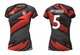 Волейбольна футболка жіноча RIGO IMPERIA Black-Red M - зображення 2
