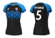 Волейбольна футболка жіноча RIGO LEGACY Black-Blue M - зображення 2