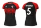 Волейбольна футболка жіноча RIGO LEGACY Black-Red M - зображення 2