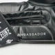 Боксерские перчатки Leone Ambassador Black 10 ун - изображение 6