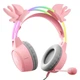 Навушники ігрові Onikuma Gaming Headset X15 Pro with Deer Ear (pink) - зображення 1