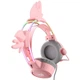 Навушники ігрові Onikuma Gaming Headset X15 Pro with Deer Ear (pink) - зображення 3