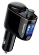 FM-трансмиттер Baseus Locomotive Bluetooth MP3 Charger 2xUSB 3.4a Black (CCALL-RH01) - изображение 1