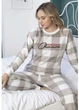 Женский флисовый домашний костюм пижама с длинным рукавом Home Comfort (1401-46) Комбинированный L Mirano (46) - изображение 2
