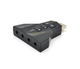 Контроллер USB-sound card 7.1 3D sound внешняя звуковая крта - изображение 1