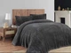 Покрывало с наволочками Merinos з Sense Евро 220×240 см Велсофт Антрацит - изображение 1