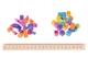 Пазл Same Toy Мозаїка Colour ful designs 420ел - изображение 3
