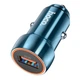 Зарядне автомобільне HOCO Z46 (1USB/QC3.0/3A/18W) Синій - изображение 3