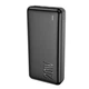 Power Bank Hoco J87A 20000 mAh PD20W+QC3.0 (22.5W) Портативний Акумулятор Повербанк швидка зарядка Чорний - изображение 1