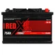 Автомобільний аккумулятор 75Ah 720A RED X R+ (прав+) - зображення 1