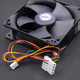 Кулер Qoltec ForceFan 6000 RPM 120mm 12V (5901878507149) - изображение 5