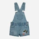 Ogrodniczki krótkie dziecięce dla dziewczynki jeansowe Cool Club CJG2212170 104 cm Light Denim (5903272820404) - obraz 1