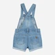 Ogrodniczki krótkie dziecięce dla dziewczynki jeansowe Cool Club CJG2412627 134 cm Light Denim (5903977311443) - obraz 2
