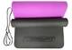 Коврик для йоги и фитнеса EasyFit TPE+TC 6 мм двухслойный черный-фиолетовый - изображение 2