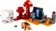 Zestaw klocków LEGO Minecraft Zasadzka w portalu do Netheru 352 elementy (21255) - obraz 4
