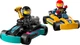 Zestaw klocków LEGO City Gokarty i kierowcy wyścigowi 99 elementów (60400) - obraz 4