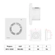 Вытяжной вентилятор Ardesto BFO-120W - изображение 7