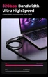 Кабель Ugreen DP114 DP 1.4 Male to Male Plastic Case Braided Cable 2 м Black (80392) - изображение 5