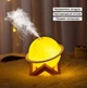 Ночник - увлажнитель воздуха Сатурн беспроводной UKC 9329 с LED подсветкой 3D Moon Lamp 200 мл - изображение 7