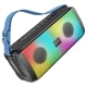 Бездротова портативна колонка Borofone BR26 (Bluetooth 5.3, AUX, USB, 1500 мАг, з RGB підсвічуванням та ременем) - Чорний - зображення 1